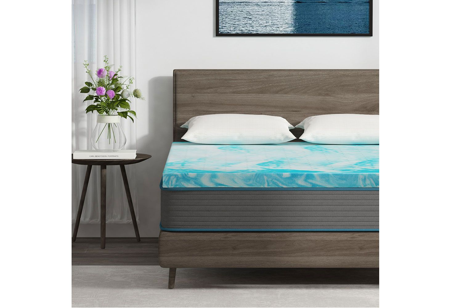 Mon mari a arrêté de transpirer la nuit grâce à ce surmatelas rafraîchissant, et c'est 71% Off-3