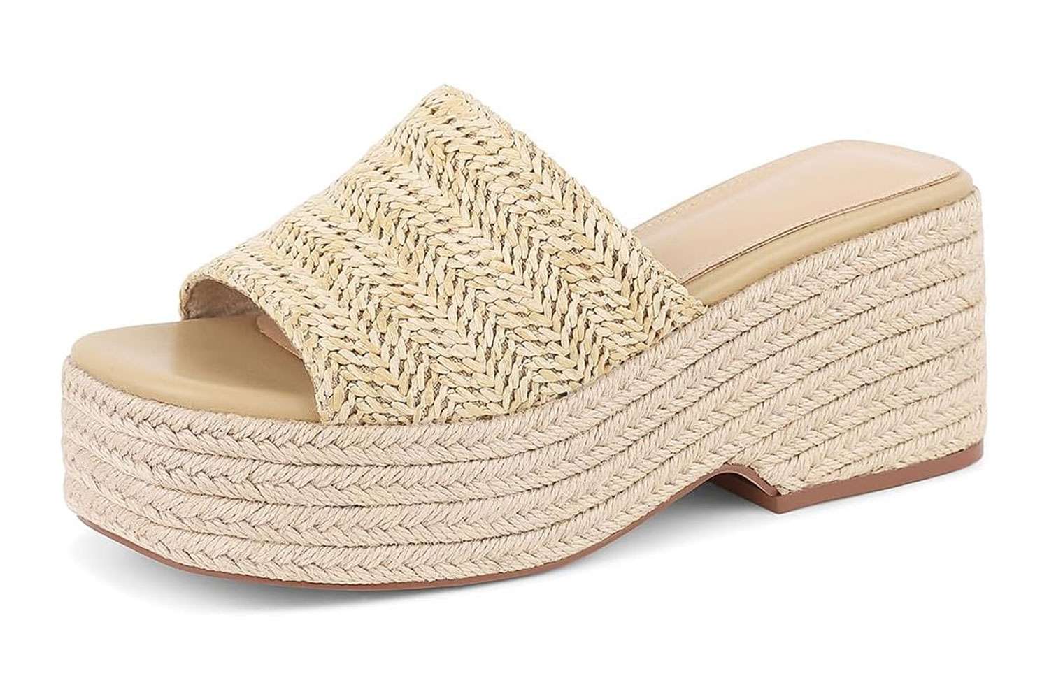 Oubliez les baskets démodées : vous pouvez marcher des kilomètres avec ces sandales compensées espadrilles en solde-4