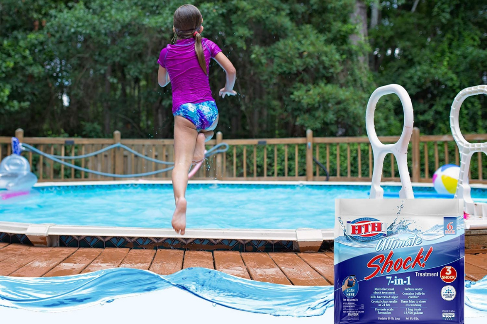 Le meilleur choc pour préparer votre piscine à la baignade