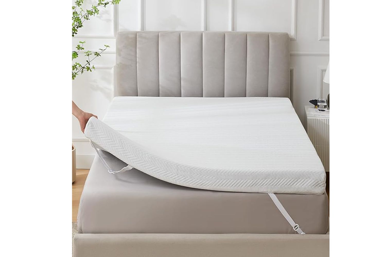 Les dormeurs qui ont chaud adorent ce surmatelas rafraîchissant en mousse à mémoire de forme — En vente dès maintenant pour jusqu'à 30% de réduction-5