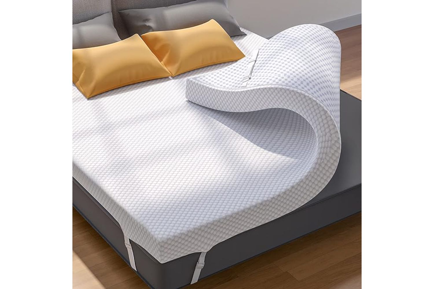 Les dormeurs qui ont chaud adorent ce surmatelas rafraîchissant en mousse à mémoire de forme — En vente dès maintenant pour jusqu'à 30% de réduction-4