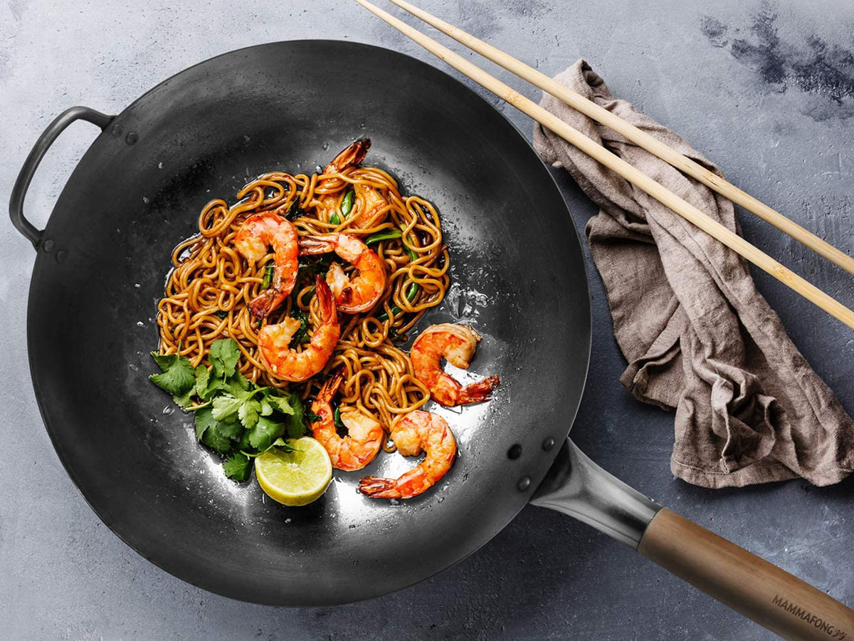 Les meilleurs woks en acier au carbone