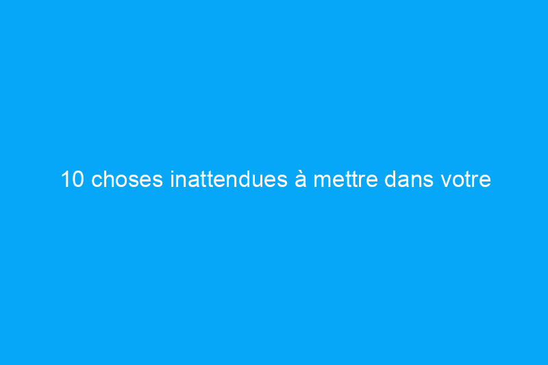 10 choses inattendues à mettre dans votre congélateur – et pourquoi