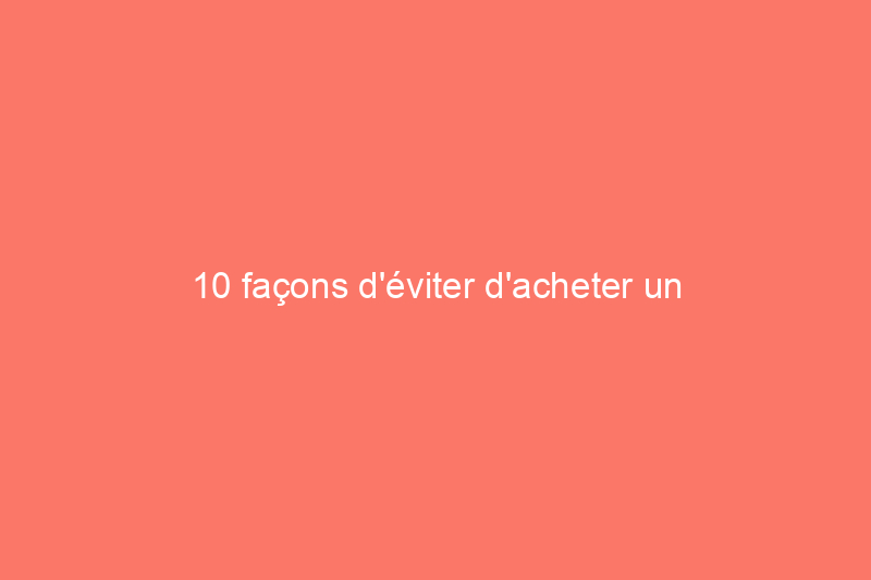 10 façons d'éviter d'acheter un sommier pour votre matelas