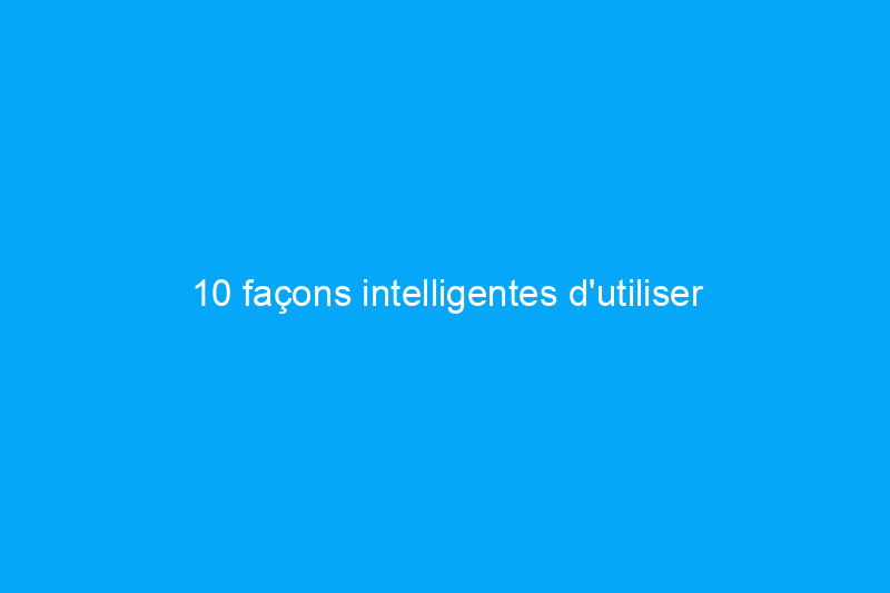 10 façons intelligentes d'utiliser l'ammoniac