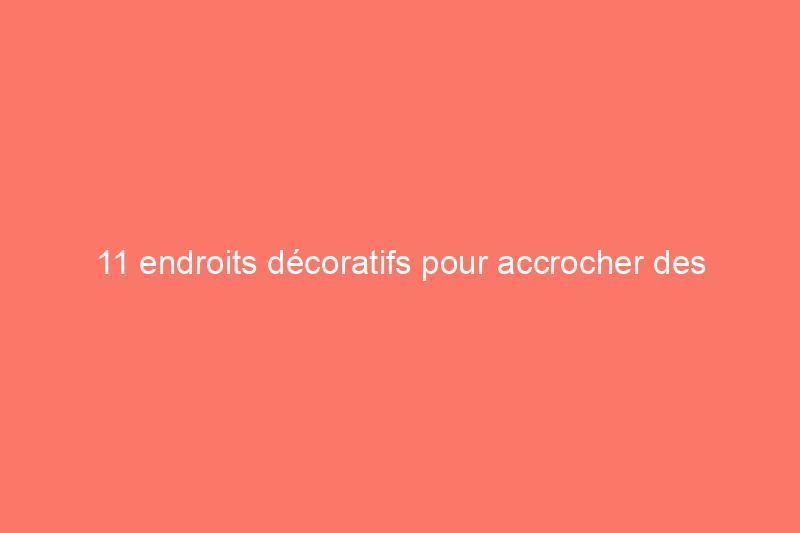 11 endroits décoratifs pour accrocher des rideaux autres que vos fenêtres