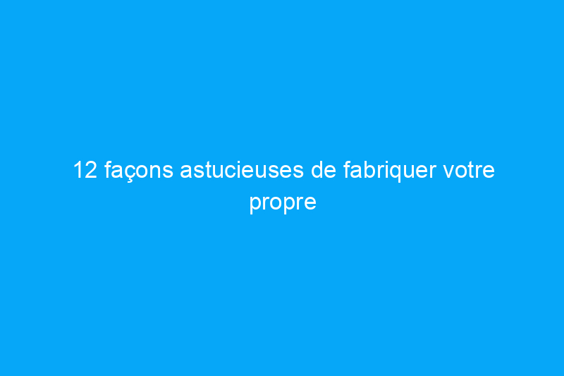 12 façons astucieuses de fabriquer votre propre hamac