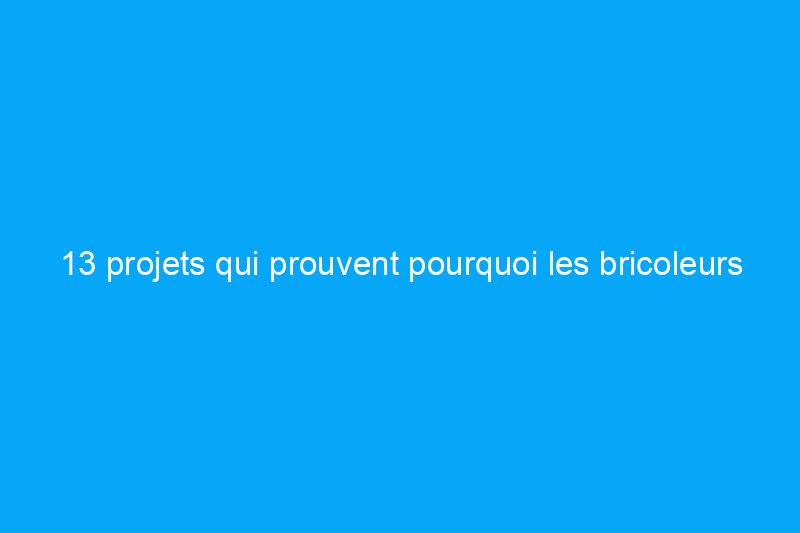 13 projets qui prouvent pourquoi les bricoleurs adorent les parpaings