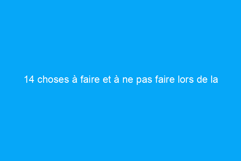 14 choses à faire et à ne pas faire lors de la vente d'une propriété avec des locataires existants