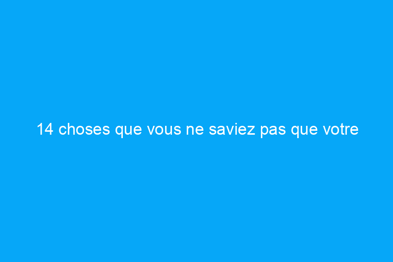 14 choses que vous ne saviez pas que votre micro-ondes pouvait faire