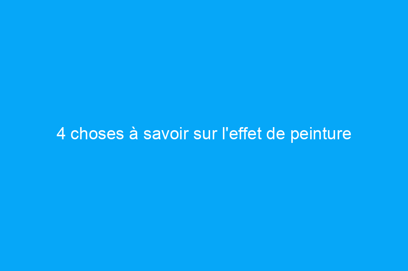 4 choses à savoir sur l'effet de peinture imitation marbre qui est devenu viral