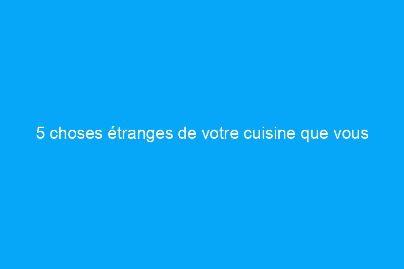 5 choses étranges de votre cuisine que vous pouvez donner aux oiseaux du jardin