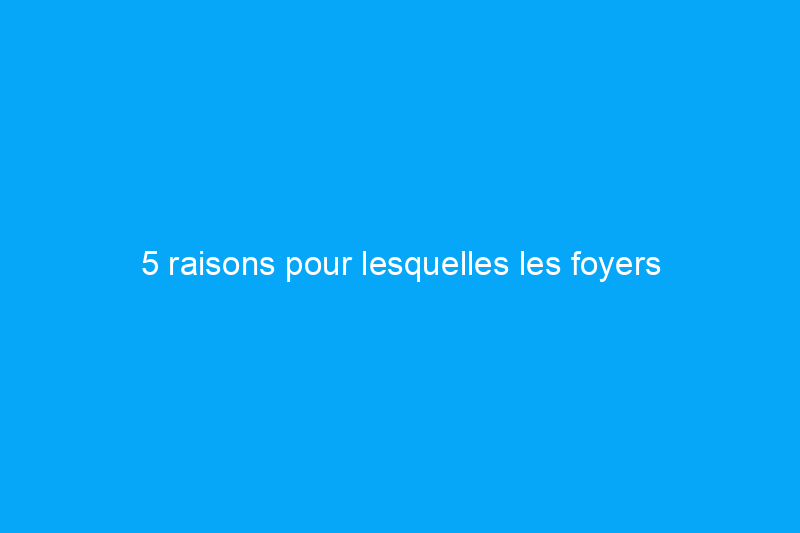 5 raisons pour lesquelles les foyers d'arrière-cour sont surestimés, selon un rédacteur en chef de Home and Garden