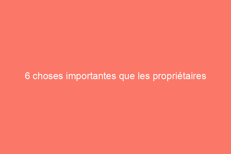 6 choses importantes que les propriétaires devraient savoir sur la pente du toit