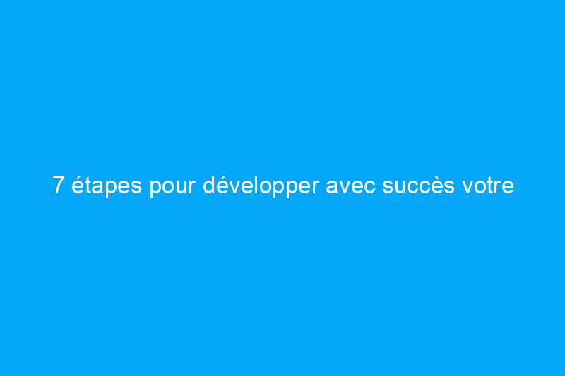 7 étapes pour développer avec succès votre liste de clients en tant que bricoleur