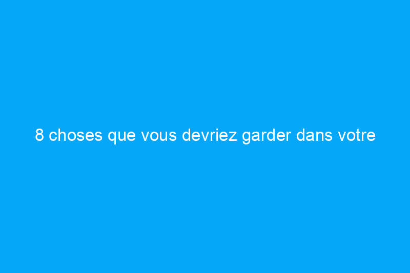 8 choses que vous devriez garder dans votre réfrigérateur (mais que vous ne devriez pas manger)