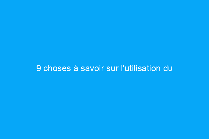 9 choses à savoir sur l'utilisation du paillis de paille de pin dans votre jardin