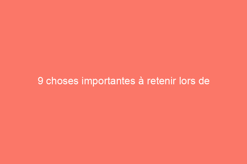 9 choses importantes à retenir lors de l'hivernage de votre tondeuse à gazon