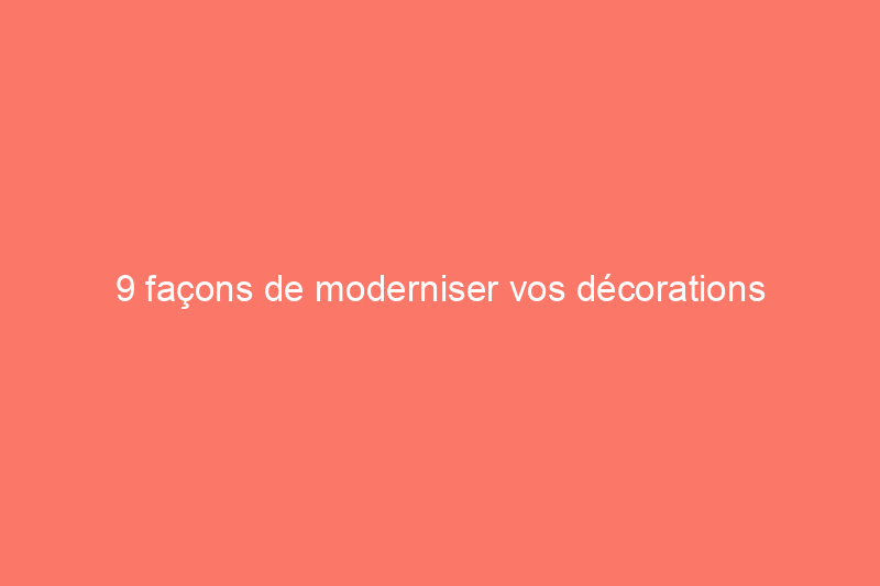 9 façons de moderniser vos décorations traditionnelles de Hanoukka