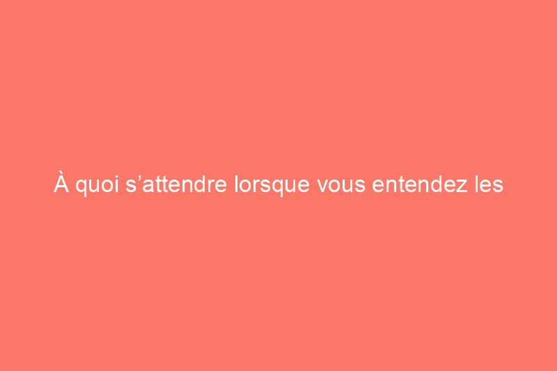 À quoi s’attendre lorsque vous entendez les mots « cuisine d’été »