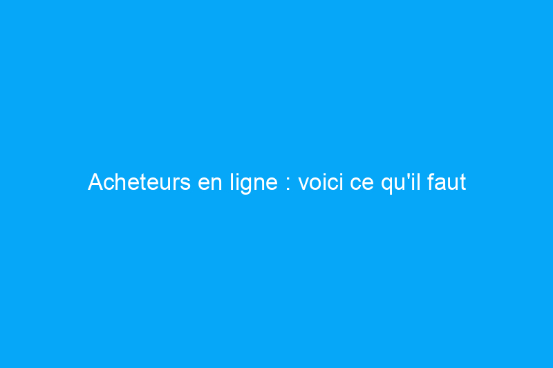 Acheteurs en ligne : voici ce qu'il faut faire avec toutes ces boîtes en carton