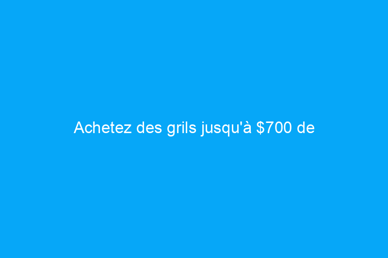 Achetez des grils jusqu'à $700 de réduction pendant la vente du Memorial Day d'Ace