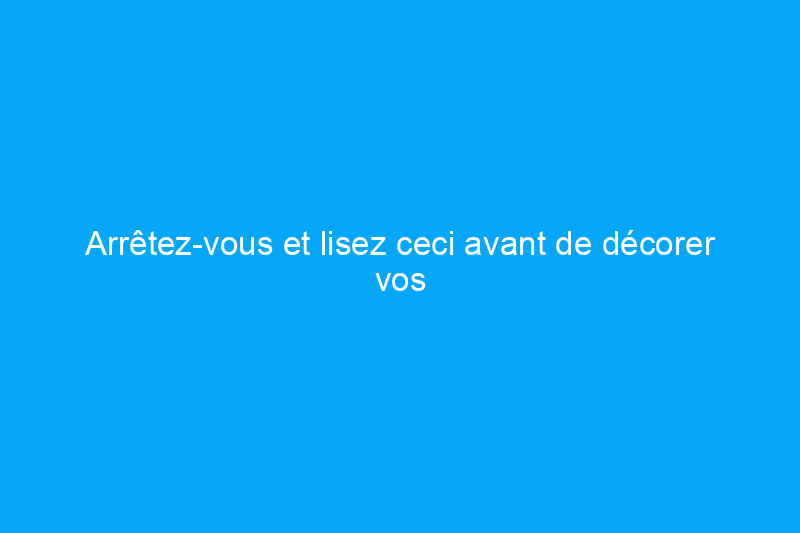 Arrêtez-vous et lisez ceci avant de décorer vos meubles avec de la mousse pulvérisée