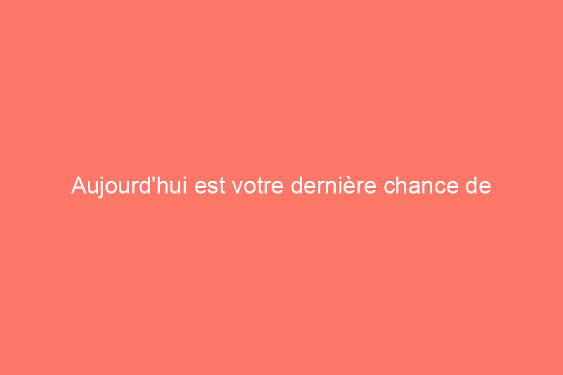 Aujourd'hui est votre dernière chance de profiter des soldes d'automne de Sephora. Voici ce qu'il faut acheter