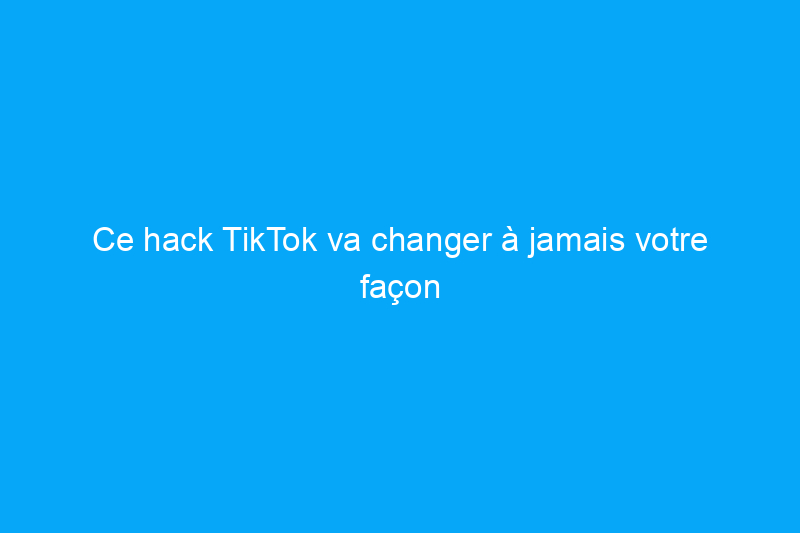 Ce hack TikTok va changer à jamais votre façon de prendre soin de votre lit