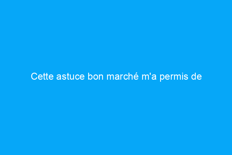 Cette astuce bon marché m'a permis de ventiler un climatiseur portable dans une fenêtre à manivelle 