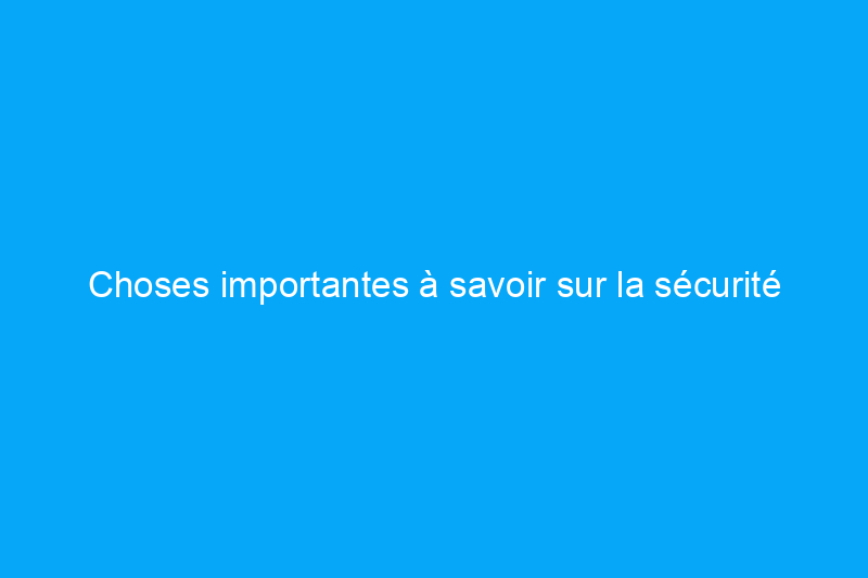 Choses importantes à savoir sur la sécurité alimentaire avant, pendant et après une panne de courant