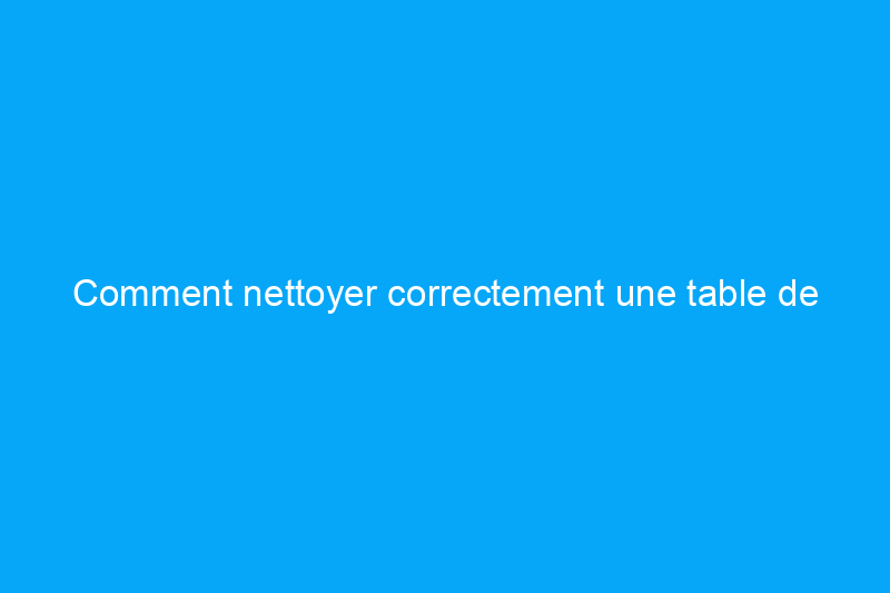 Comment nettoyer correctement une table de cuisson à induction