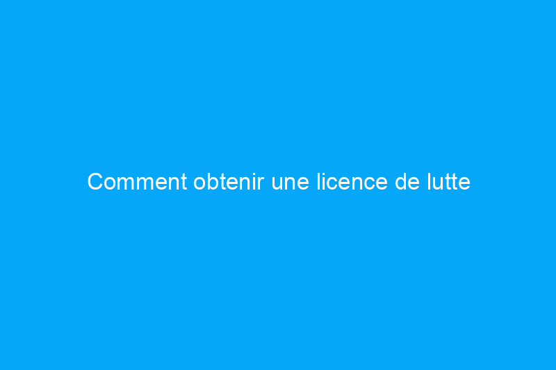 Comment obtenir une licence de lutte antiparasitaire dans chaque État américain