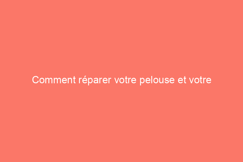 Comment réparer votre pelouse et votre aménagement paysager après une tempête, selon les experts