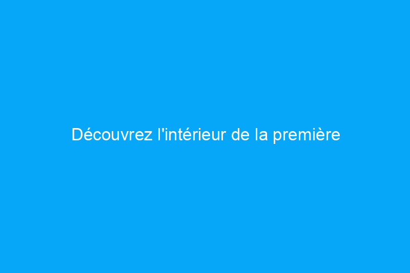 Découvrez l'intérieur de la première maison imprimée en 3D d'Habitat pour l'humanité et l'avenir de la construction