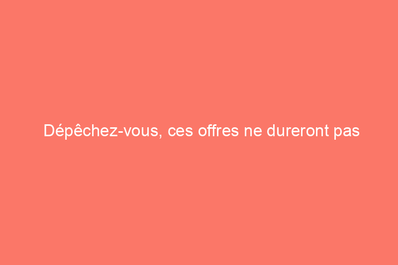 Dépêchez-vous, ces offres ne dureront pas longtemps : outils d'extérieur Ego Power+ à 30% de réduction