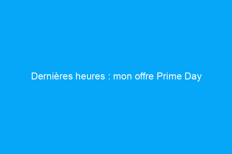 Dernières heures : mon offre Prime Day préférée est Birdfy à son prix le plus bas jamais atteint