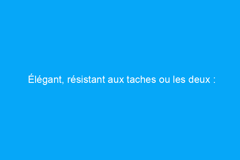 Élégant, résistant aux taches ou les deux : quel type d’évier de cuisine vous convient le mieux ?