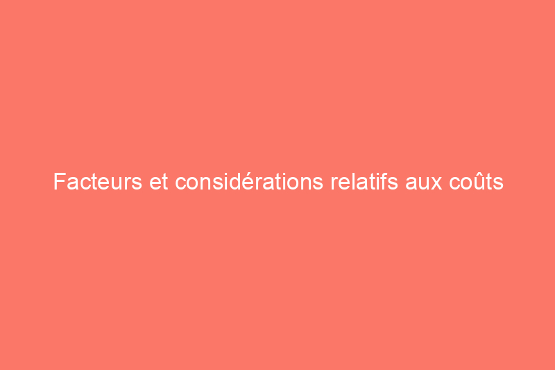 Facteurs et considérations relatifs aux coûts d'installation du support TV (Guide 2024)