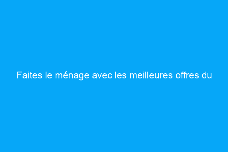 Faites le ménage avec les meilleures offres du Black Friday 2021 sur les laveuses et sécheuses de Samsung, GE et plus encore