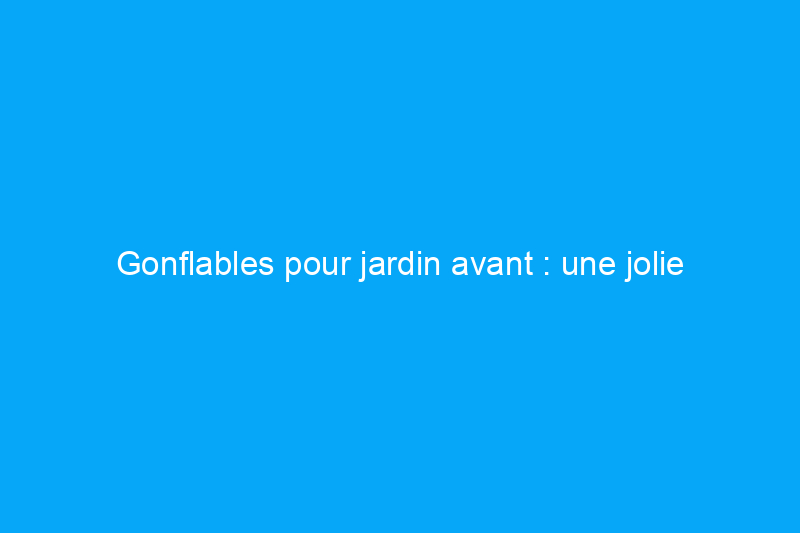 Gonflables pour jardin avant : une jolie décoration de Noël ou une horreur de mauvais goût ?