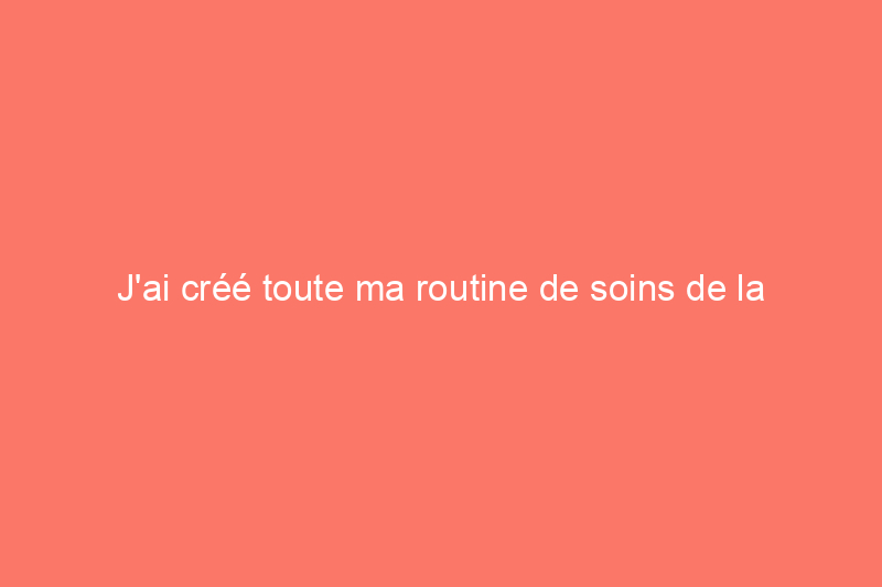 J'ai créé toute ma routine de soins de la peau pour moins de $40 en utilisant cette marque Amazon abordable