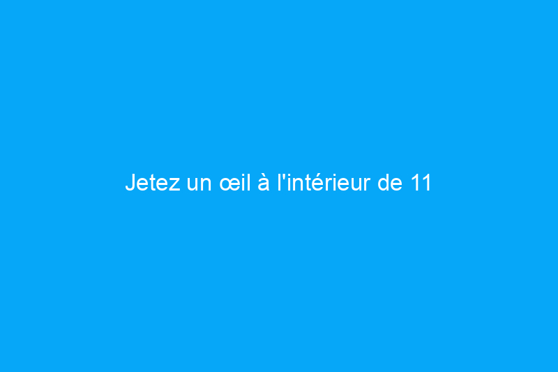 Jetez un œil à l'intérieur de 11 charmantes maisons à calèches