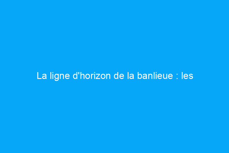 La ligne d'horizon de la banlieue : les styles de toits des États-Unis