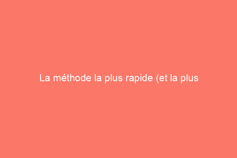 La méthode la plus rapide (et la plus infaillible) pour installer des poteaux de clôture