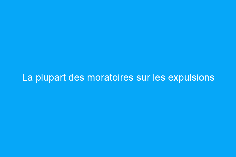 La plupart des moratoires sur les expulsions prenant fin en 2021, à quoi ressemblera 2022 pour les propriétaires et les locataires ?