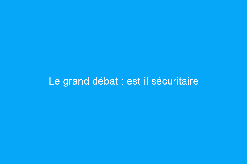 Le grand débat : est-il sécuritaire d’utiliser l’eau des barils de pluie dans votre potager ?