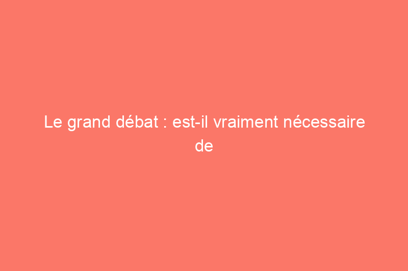 Le grand débat : est-il vraiment nécessaire de trier le linge ? 