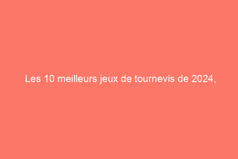 Les 10 meilleurs jeux de tournevis de 2024, testés et évalués