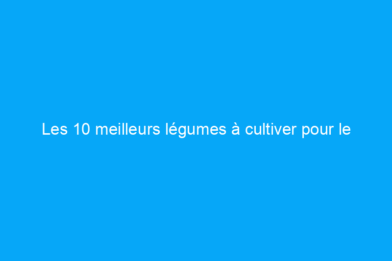 Les 10 meilleurs légumes à cultiver pour le stockage hivernal